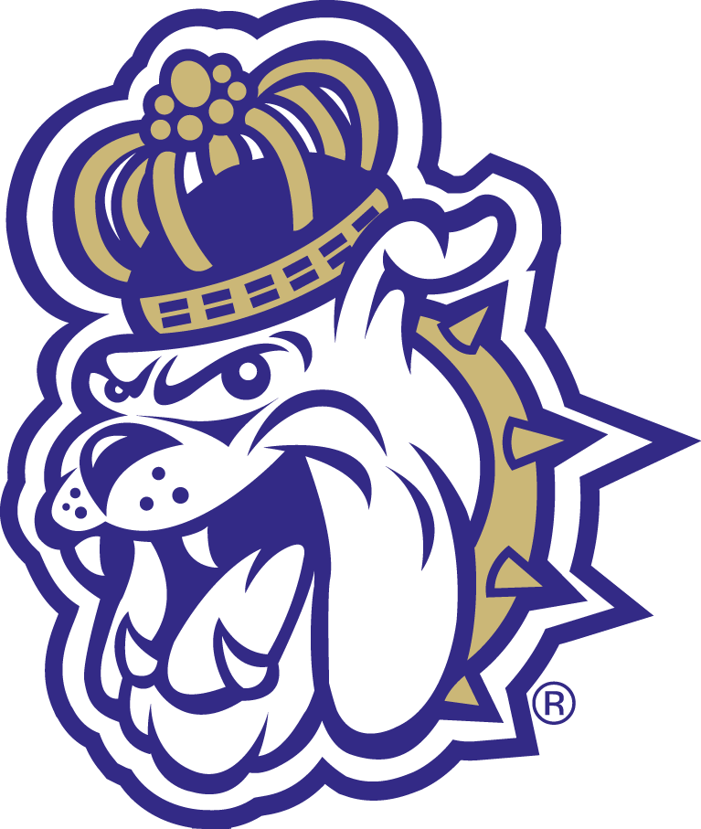 James Madison Dukes 2013-2016 Alternate Logo v3 diy DTF decal sticker